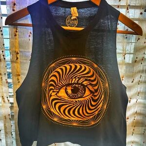 Envy Black Shirt with Gold Accents